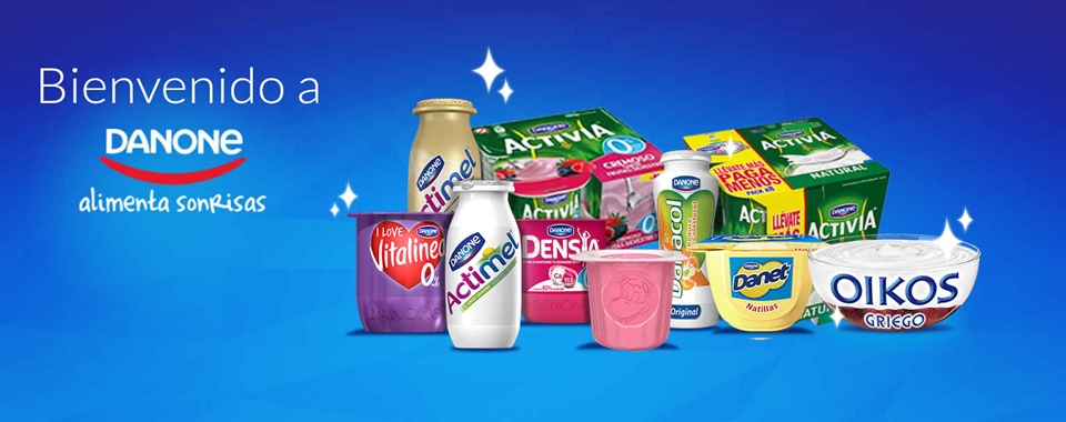 Numerosos productos que tienen su propia marca comercial pero que pertenecen al grupo DANONE. Por ejemplo, actimel, danet, activia, oikos, densia.