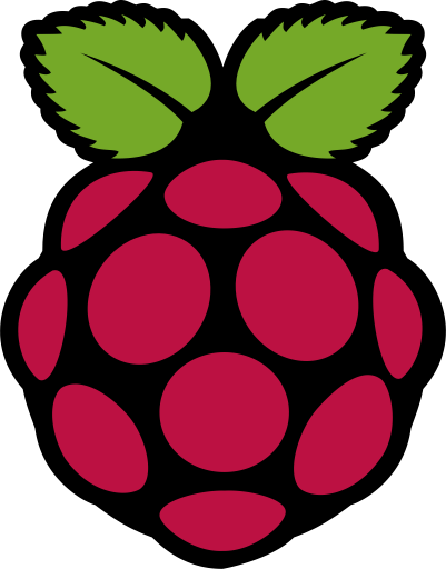 El logo de Raspberry Pi